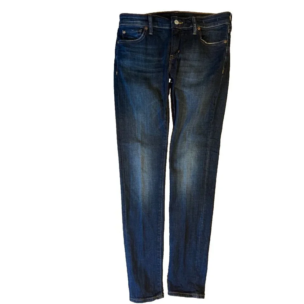 Ralph Lauren Denim & Supply Jeans Skinny 29 30 x 31 Stretch Cotton Dark Blue